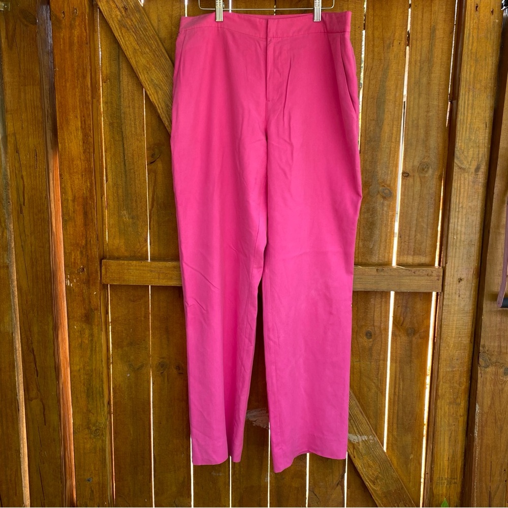 Ralph Lauren Silk Pink Trousers Classic Tailored Design